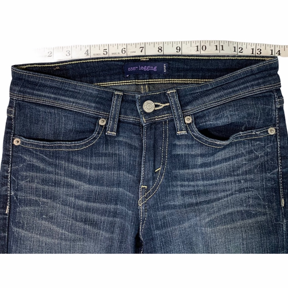 Levi’s Sz 3M Jeans 535 Crop Ankle Zip Legging - Picture 10 of 10
